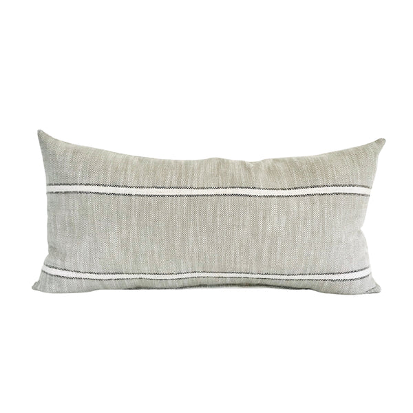 Weathered Stripe | Horizontal Narrow Pillow Cover