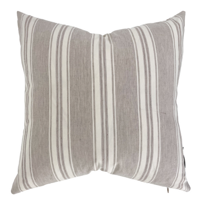 Vanilla Latte Stripes Pillow Cover