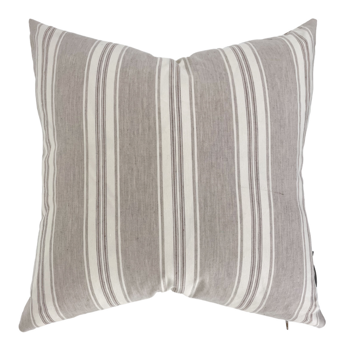 Vanilla Latte Stripes Pillow Cover