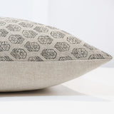 Beloved Linen Block Print Pillow Cover