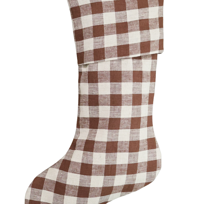 Warm Check Stocking | Heritage Design