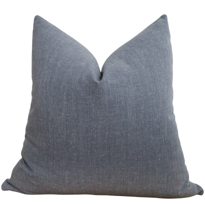 Washed Cotton Jean Pillow Cover