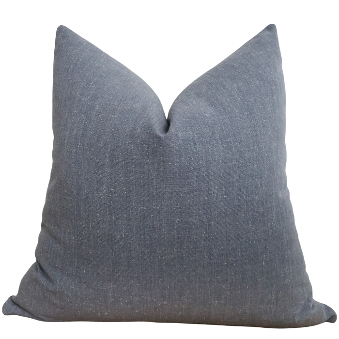 Washed Cotton Jean Pillow Cover
