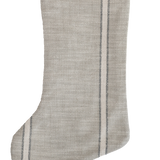 Weathered Coastal Stripe | Boho Christmas Stocking