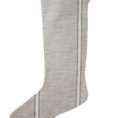 Weathered Stripe | Small Minimal Christmas Stocking