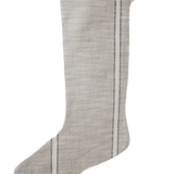 Weathered Stripe | Small Minimal Christmas Stocking
