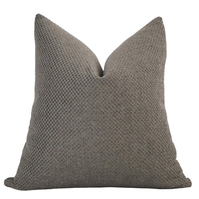 Weft Weave | Gray Pillow Cover