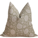 Willow Garden Block Print Pillow Cover