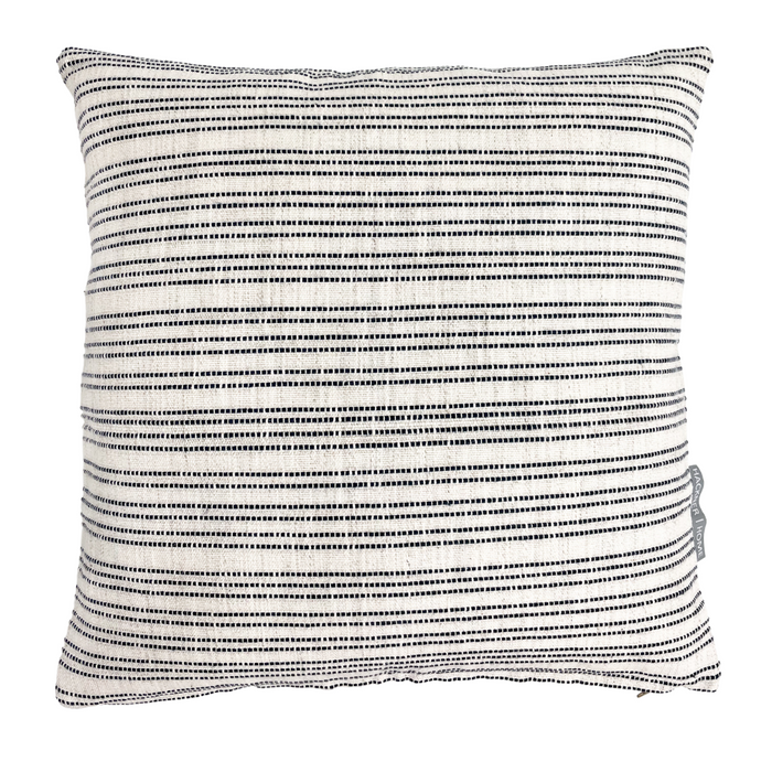 Boho Woven Stripe | Navy Pillow Cover