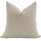 Basketweave Flax Pillow Cover