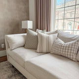 Woven Plaid | Linen Pillow Cover