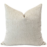 Beaumont Beige Velvet Pillow Cover