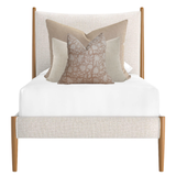 Blush & Cream Twin Bed Pillow Combo