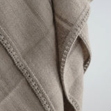 Crocheted Edge | Woven Baby Alpaca throw
