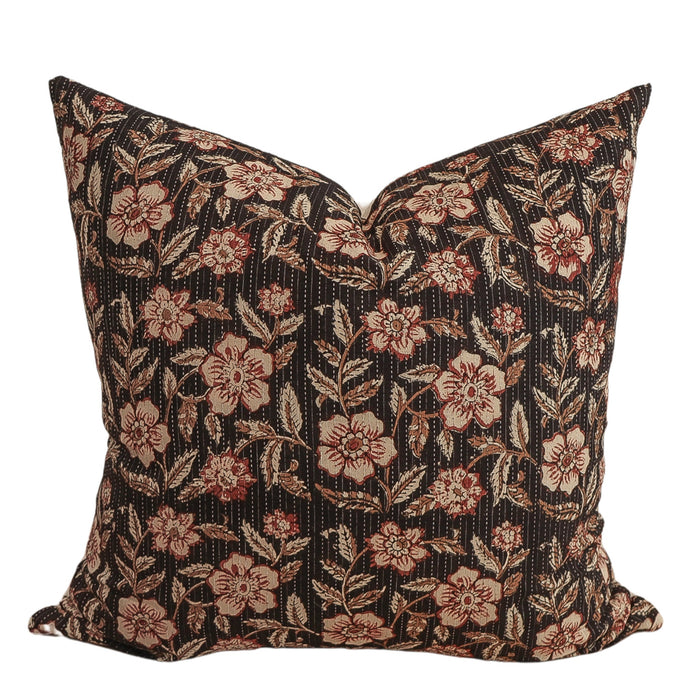 Evelyn Rose Block Print Pillow Cover