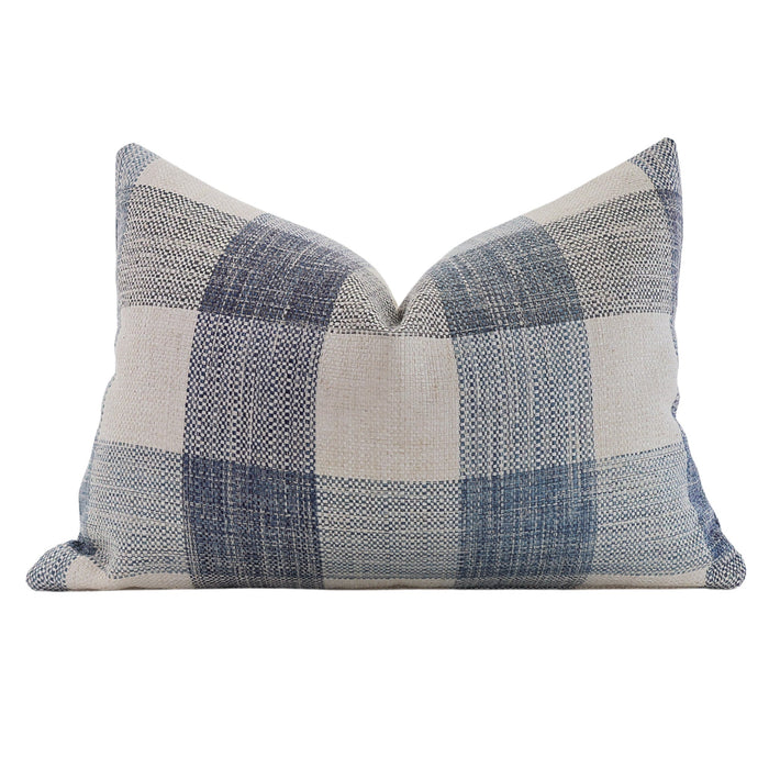 Hampton Breeze Plaid Pillow Cover