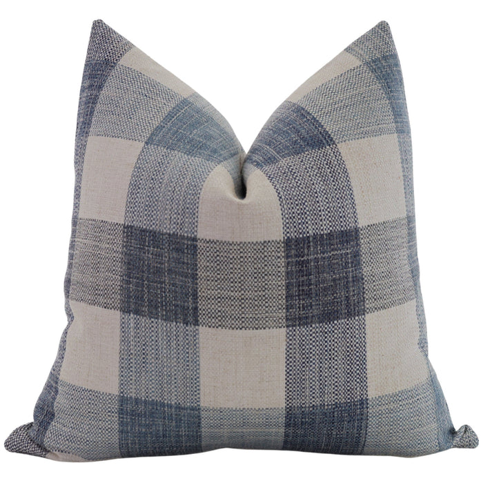 Hampton Breeze Plaid Pillow Cover