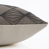 Noir Trellis Pillow Cover