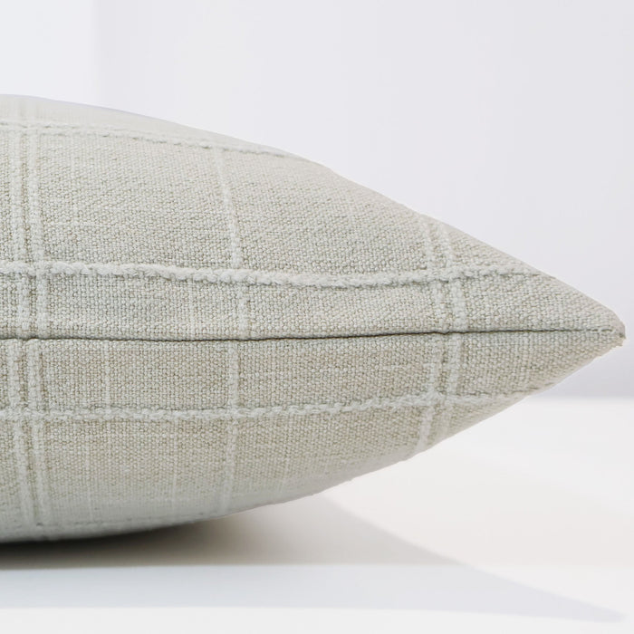 Sable Check Pillow Cover