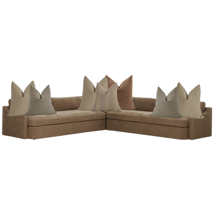 Sectional Pillow Combo 'Clay & Stone'