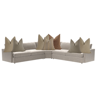 Sectional Pillow Combo 'Clay & Stone'
