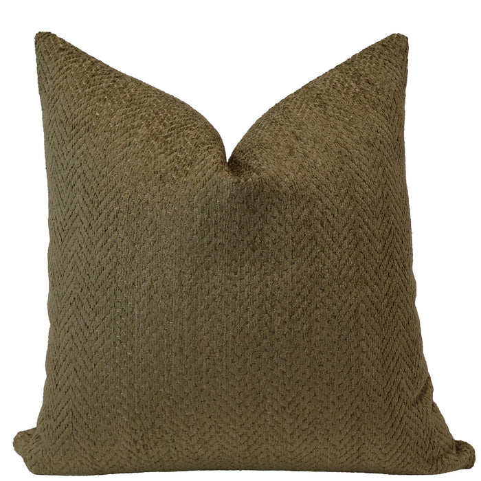 Sequoia Green Velvet Pillow Cover