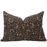 Shadow & Bloom Block Print Pillow Cover