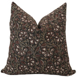 Shadow & Bloom Block Print Pillow Cover