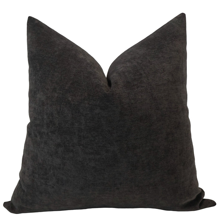 Windsor Slate Velvet Pillow Cover