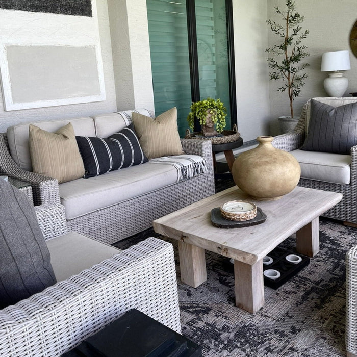 Nearly Black Indoor/Outdoor Pillow Cover